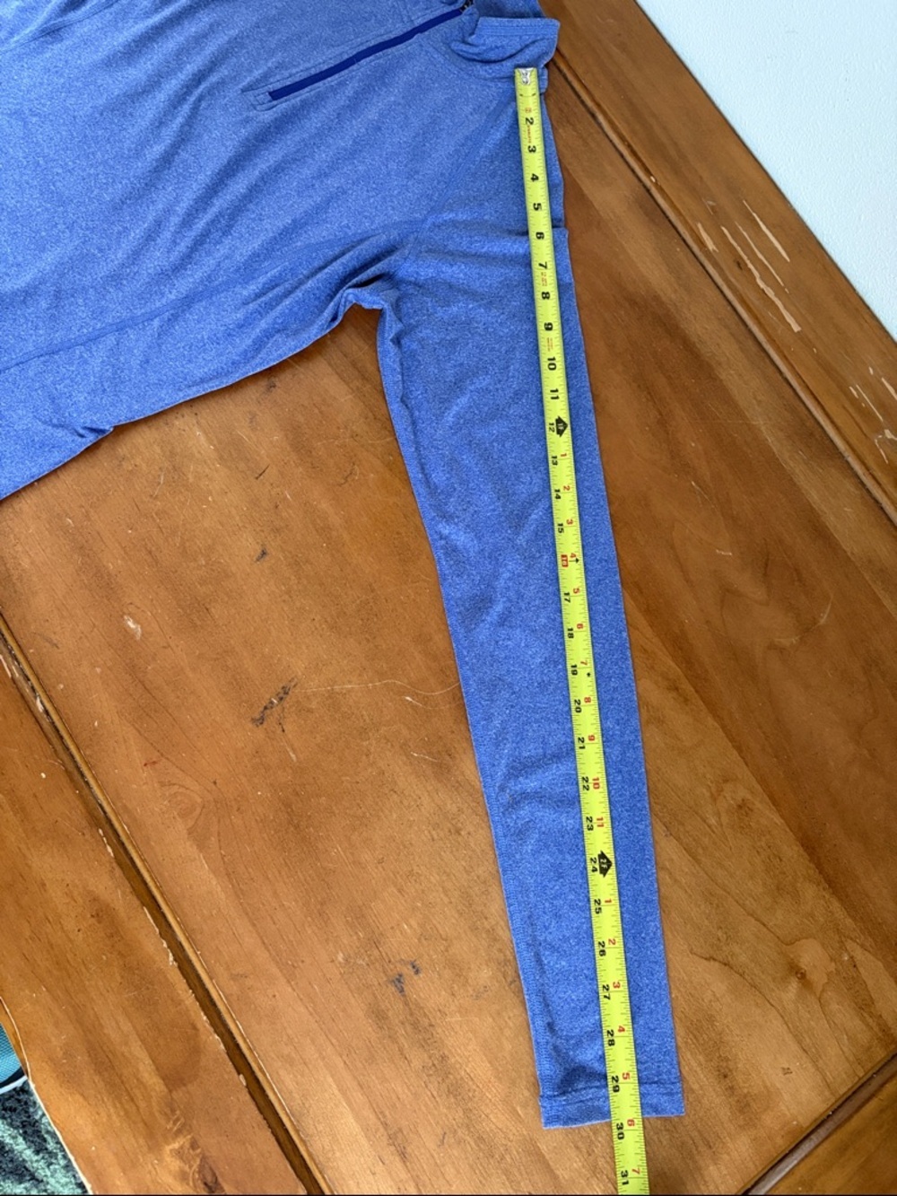 REI Co-op Heathered Blue Long-Sleeve Pullover Size Small - Picture 7 of 12